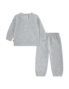 Levi's спортен комплект анцуг за бебе с памук HOODIE & JOGGER SET сив 6EP012