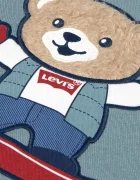 Levi's спортен комплект анцуг за деца с памук BEAR KNIT SET тюркоазен 6ER486
