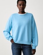 Levi's суичър дамски с памук EVERYDAY CREW син 0082J