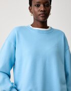 Levi's суичър дамски с памук EVERYDAY CREW син 0082J