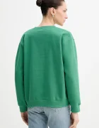 Levi's Суичър EVERYDAY SWEATSHIRT в зелено с изчистен дизайн A5942-0055