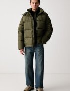 Levi's суичър мъжки от полар REDWOOD HALF ZIP черен 0084M