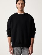 Levi's суичър мъжки с памук SWEATS CREW черен A1572