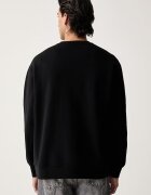Levi's суичър мъжки с памук SWEATS CREW черен A1572