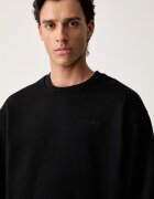 Levi's суичър мъжки с памук SWEATS CREW черен A1572