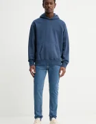 Levi's Суичър мъжки в черно с качулка с изчистен дизайн