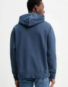 Levi's Суичър мъжки в черно с качулка с изчистен дизайн
