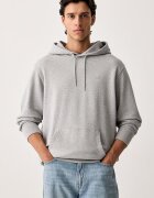 Levi's суичър с качулка мъжки от памук THE ORIGINAL HM сив 34581