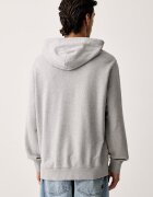 Levi's суичър с качулка мъжки от памук THE ORIGINAL HM сив 34581