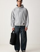 Levi's суичър с качулка мъжки с памук WORKWEAR PO сив 0084Q