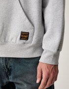 Levi's суичър с качулка мъжки с памук WORKWEAR PO сив 0084Q