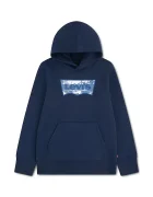 Levi's суичър с качулка за деца с памук SKATE PARK BATWING HOODIE тъмносин 9ER750
