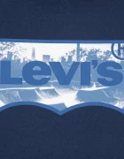Levi's суичър с качулка за деца с памук SKATE PARK BATWING HOODIE тъмносин 9ER750