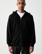 Levi's суичър с цип и качулка мъжки от памук THE ORIGINAL HM ZIP UP черен 34584