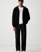 Levi's суичър с цип и качулка мъжки от памук THE ORIGINAL HM ZIP UP черен 34584