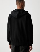 Levi's суичър с цип и качулка мъжки от памук THE ORIGINAL HM ZIP UP черен 34584