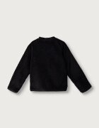 Levi's суичър с цип за деца от полар LT WT SHERPA JACKET черен 9ER308