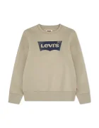 Levi's суичър за деца с памук BATWING CREWNECK бежов 8E9079
