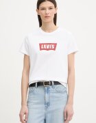 Levi's тениска basic дамска от памук GR T2 PERFECT TEE бяла 005GV.0024