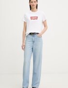 Levi's тениска basic дамска от памук GR T2 PERFECT TEE бяла 005GV.0024