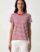 Levi's тениска дамска от памук PERFECT червена 39185