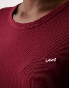 Levi's тениска дамска от памук с еластан HAYES червена 001J3