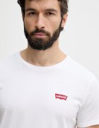 Levi's тениска мъжка от памук 2 броя бяла