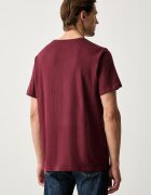 Levi's тениска мъжка от памук SS ORIGINAL HM TEE бордо 56605