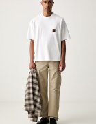 Levi's тениска мъжка от памук SS WORKWEAR PKT бяла 008AB