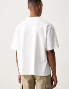 Levi's тениска мъжка от памук SS WORKWEAR PKT бяла 008AB