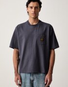 Levi's тениска мъжка от памук SS WORKWEAR PKT тъмносиня 008AB-0002
