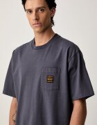 Levi's тениска мъжка от памук SS WORKWEAR PKT тъмносиня 008AB-0002