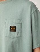 Levi's тениска мъжка от памук SS WORKWEAR PKT зелена 008AB-0000
