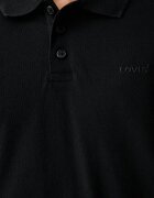 Levi's тениска тип пулове с яка мъжка от памук HM POLO COSTCO черна 005RV