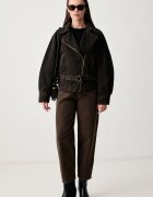 Levi's яке дамско от деним 80S BOMBER кафяво 0088X