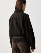 Levi's яке дамско от деним 80S BOMBER кафяво 0088X