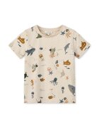 Liewood Бебешка памучна тениска Apia Baby Printed Shortsleeve T-shirt