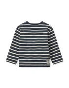 Liewood блуза с дълги ръкави за деца от памук Tyler Stripe LS T-shirt тъмносиня LW20354