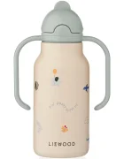 Liewood Бутилка за вода за деца Kimmie Water Bottle 250 ml бежова LW19618