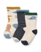 Liewood чорапи за деца Eloy Baby Socks 3-Pack бежови LW18503