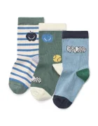 Liewood чорапи за деца Silas Socks 3-Pack 3 броя сини LW15118
