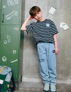Liewood дънки loose за деца Borris Light Placement Denim Pants сини LW20928