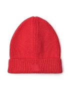 Liewood Детска памучна шапка Ezra Beanie в червено LW20106