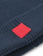 Liewood Детска памучна шапка Ezra Beanie в тъмносиньо LW20106
