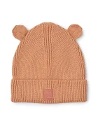 Liewood Детска памучна шапка Gina Beanie в оранжево LW20105