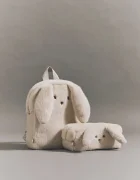 Liewood Детска раница Denise Rabbit Backpack в бежово малък размер с изчистен дизайн LW20090