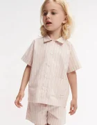 Liewood Детски памучен комплект Leona Stripe Set