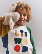 Liewood Детски памучен суичър Aude Placement Sweatshirt