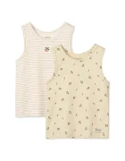 Liewood Детски памучен топ Faris Printed Tank Top 2-pack (2 броя)