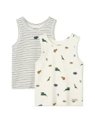 Liewood Детски памучен топ Faris Printed Tank Top 2-pack (2 броя)